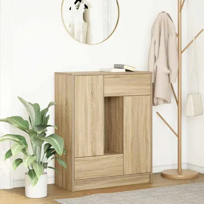 Obrázek produktu pro Maison Exclusive – příborník se zásuvkami a dvířky, dub Sonoma, 73 x 31 x 90 cm