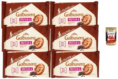 Produktbild von Galbusera Italian Gourmet Protein-Vollkornkekse mit Schokolade 6x300g mit Polpa