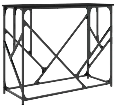 Obrázok produktu pre vidaXL Konzolový stôl čierny 100x40x80 cm Drevo Materiál