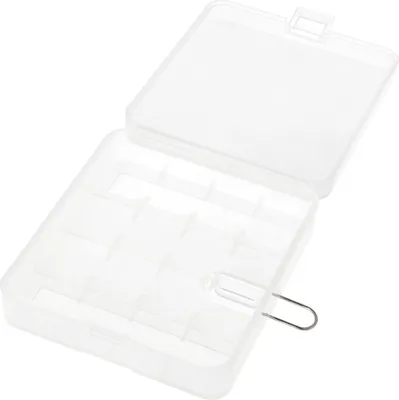 Produktbild von Aufbewahrungsbox für 4x 18650 Akkuzellen