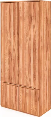 Produktbild von Kleiderschrank VENTO aus Massivholz, Kernbuche Naturgeölt