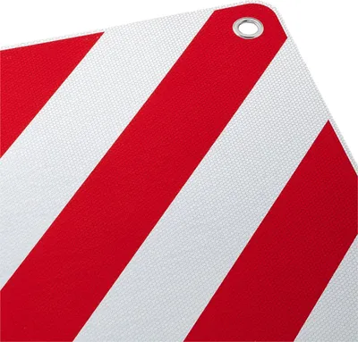 Produktbild von Warntafel für Italien PVC 50x50 reflektierend - Camping Reise Warnschild