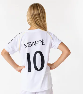 Obrázek produktu pro Dres Kylian Mbappé Real Madrid pro děti - 2025-2026 - Velikost 128 - Domácí dres - Bílý