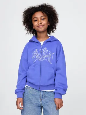 Produktbild von GAP Oversize-Sweatshirt für Kinder mit Logo 741310-02__XS