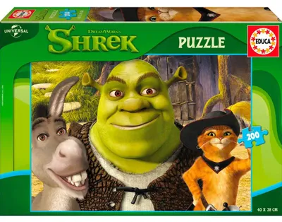 Produktbild von Educa Shrek Puzzle 200 Stücke Mehrfarbig  Kinder Mehrfarbig One Size