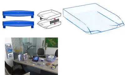 Produktbild von CEP Office Solution CEP Ice Black - Briefablage - Eis schwarz