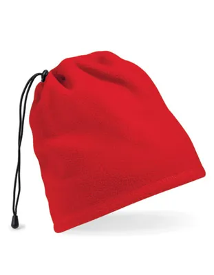 Immagine prodotto di Beechfield B285 | Combinazione cappello/sciarpa in Suprafleece per l'inverno - Colore: Rosso classico - Taglia: Unica