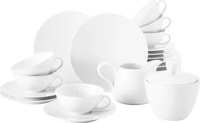 Produktbild von Seltmann Weiden L Teeservice, 20-tlg., Tee Service, Teeset, Porzellangeschirr, Hartporzellan, Weiß, 1737478