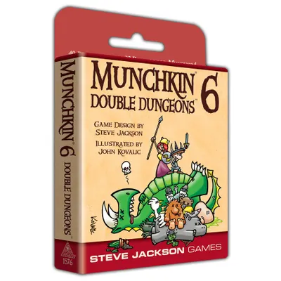 Produktbild von Munchkin 6 — Double Dungeons, Kartenspiel, Rollenspiele, 10 Jahr(e), 60 min