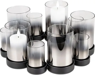 Produktbild von Kerzenleuchter Wili RAUCH D. 29cm silber schwarz Formano