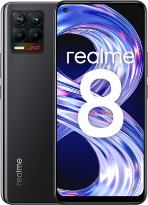 Produktbild von Realme 8 Dual SIM Schwarz 128 GB