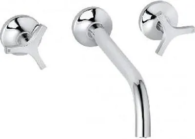 Immagine prodotto di Kludi Nova Fonte - Miscelatore per lavabo da incasso, 3 fori, cromo 201460539