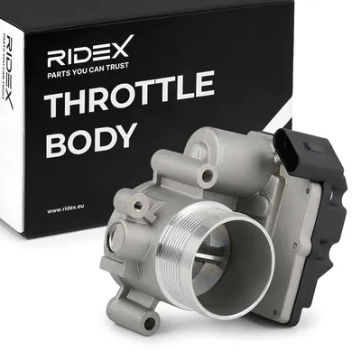 Produktbild von RIDEX 158T0024 Drosselklappe für VW GOLF VI (5K1) TIGUAN (5N) Passat Variant (3C5) für AUDI A4 Avant (8K5, B8) A3 Sportback (8PA)