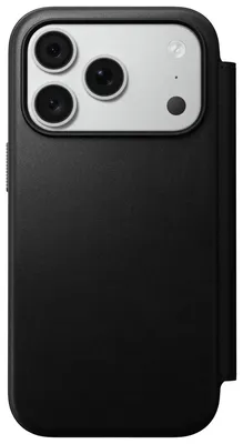 Obrázok produktu pre Nomad Modern Leather Folio, čierny - iPhone 18 Pro/17 Pro