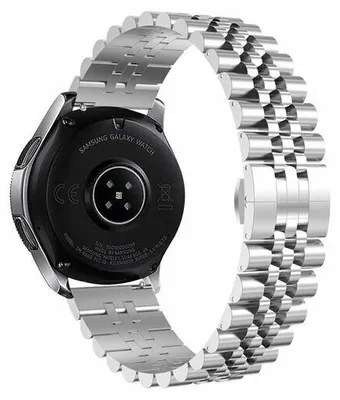 Produktbild von By Qubix Edelstahlarmband - Silber - passend für Garmin Vivoactive 6 / Vivoactive 5 / Vivoactive 3