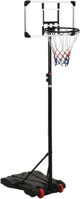 Productafbeelding van Basketstandaard, basketbalring voor buiten, basketbalring, basketbalring, basketstandaard, transparant, 216-250 cm, polycarbonaat