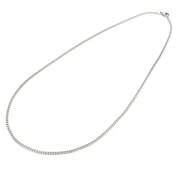 Produktbild von Vintageparts Panzerkette Edelstahl 45cm Halskette DIY Schmuck