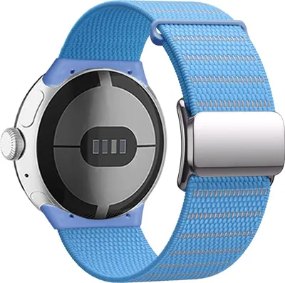 Immagine prodotto di Cinturino in nylon per smartwatch Google Pixel Watch 4 / 3 / 2 / 1, 45 mm, chiusura magnetica