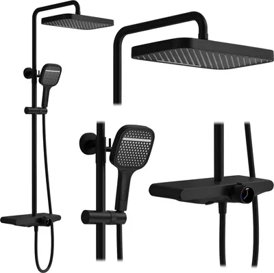 Produktbild von Rea Duschgarnitur Bari Black