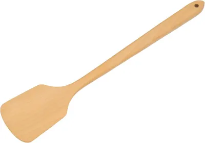 Image de Spatule de cuisine de camp ou de chaudière, hêtre 80 cm OW | cuillère en bois de cuisine | spatule gastronomique | louche en bois pour mélanger