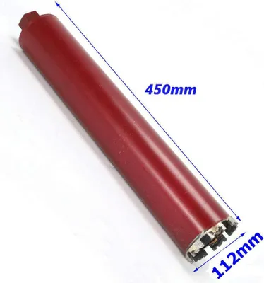 Obrázek produktu pro Diamantový vrták pro jádrové vrtání za mokra + za sucha pro jádrovou vrtací pilu Ø112x450mm, suché vrtáky Vrtáky pro jádrové vrtání oceli do betonu