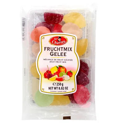 Produktbild von SirCharles Fruchtgelee mit Zuckerstreuseln 250 g
