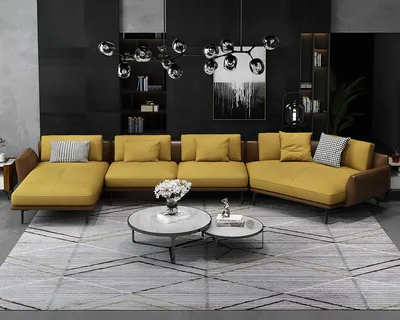 Produktbild von Ecksofa L-Form Wohnlandschaft Sofa Couch Polster Ecke Garnitur Leder Sofas Neu