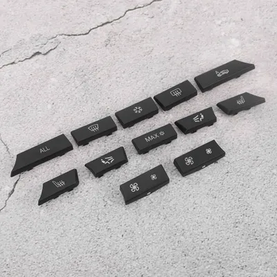 Image de 12 pièces de remplacement pour bouton de climatisation, adaptées à la série 5 2010-2017
