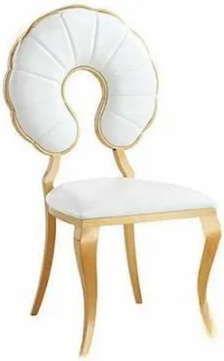 Produktbild von Stuhl Design Modern Design Möbel Luxus Esszimmer Stühle Küche Edelstahl Leder