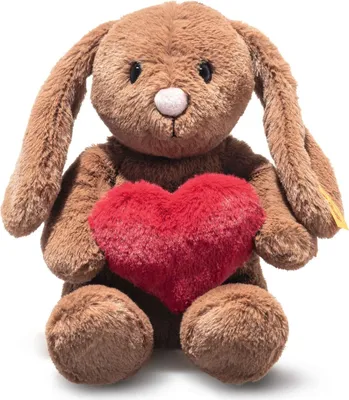 Obrázek produktu pro Steiff Margarete GmbH, plyšový králíček Hoppie Love 16 hnědý Ostatní