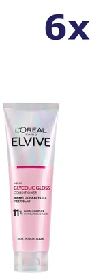 Produktbild von 6x L'Oreal Elvive Conditioner 200ml Glycolic Gloss