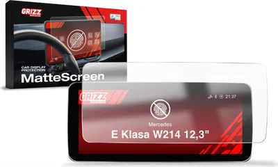 Produktbild von Matte Autodisplayfolie für Mercedes E-Klasse W214 Widescreen (2023-2025), Grizz Protector