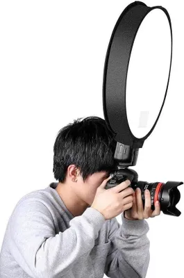 Produktbild von Famanu Softbox Diffuser für Speedlite Blitz - 30cm, Schwarz