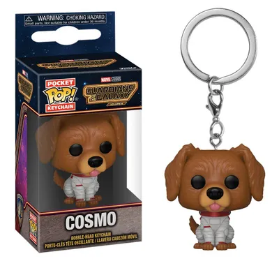Obrázok produktu pre Vrecková kľúčenka Funko POP - Strážcovia Galaxie Vol. 3 Cosmo - 4 cm