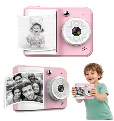 Image de Appareil photo numérique pour enfant instantané selfie photos rose