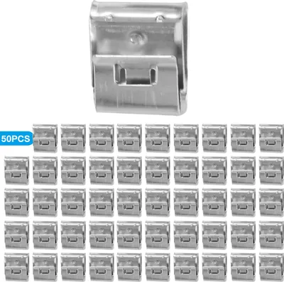 Produktbild von 50er Set Edelstahl Solar Panel Kabelclips 22x18mm – robuste PV-Kabelhalter für saubere und sichere Kabelverlegung