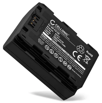 Produktbild von CELLONIC 1x Akku für Kamera Kompatibel mit Sony Alpha 6700, Alpha 7 IV, A7S III, NP-FZ100 - (1600mAh, 7.2V)