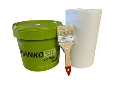 Produktbild von Flüssigkunststoff + Fleece + Pinsel | 6 kg | Telegrau Frankosil