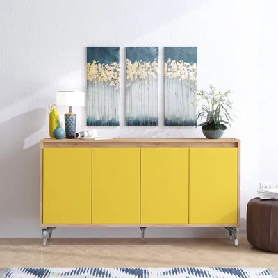 Immagine prodotto di Skye Decor, UTAH, mobili per soggiorno, rovere, 140 x 94 x 40 cm