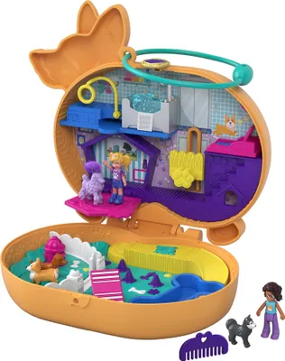 Produktbild von Polly Pocket Corgi-Hundehotel Schatulle
