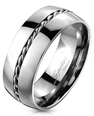 Produktbild von Herrenring „Seil“: Titan Ring 52 (16.5 mm Ø)