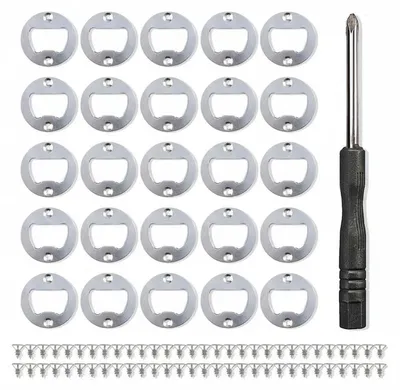 Productafbeelding van JL keuken - Flesopener - Rond - RVS - Set van 25 stuks, AI-gegenereerde afbeelding