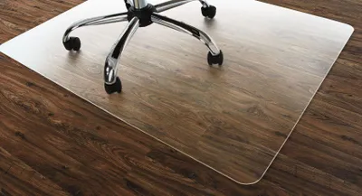 Produktbild von Bodenschutzmatten | für Hartböden aus Polycarbonat | 150 x 200 cm | transparent | rechteckig