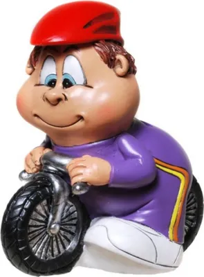 Produktbild von Funny - Spardose "Fahrradfahrer" mit Pfropfen
