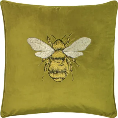 Obrázek produktu pro Paoletti - povlak na polštář "Hortus Bee" RV2110 (50 cm x 50 cm) (olivový)