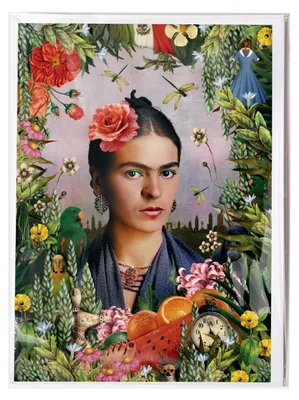 Immagine prodotto di Negozio online del museo – Doppia cartolina, Frida Kahlo