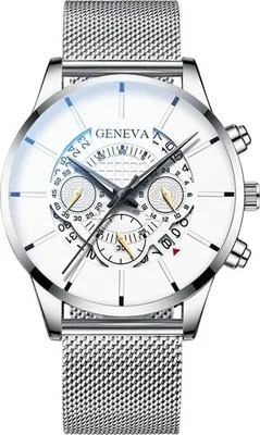 Produktbild von Hank Herrenuhr Silber - Stilvoll & Modern für jeden Anlass KP12141