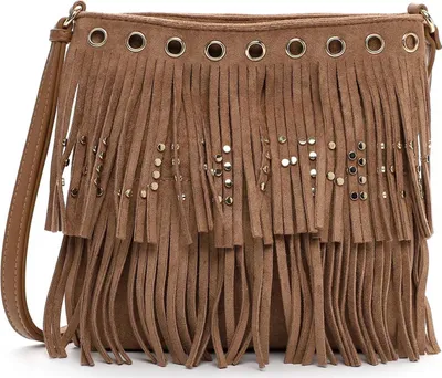 Image de SURI FREY sac à épaule sac à épaule bandoulière SFY Becky Crossover Taupe marron clair