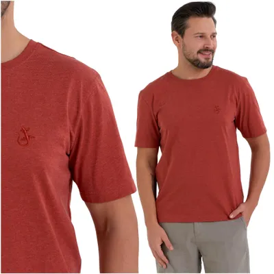 Produktbild von T-Shirt - Herren T-Shirt Größe L - Kurzarmshirt rot - Baumwollshirt - Männerbekleidung