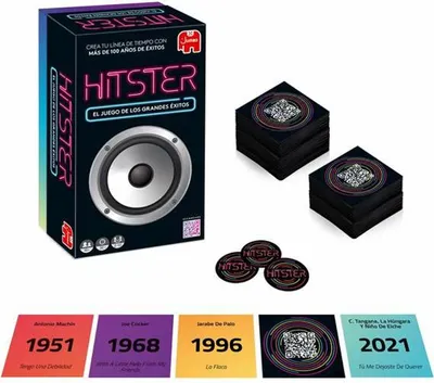Produktbild von Jumbo Hitster, Kartenspiel, Party, 16 Jahr(e), 30 min, 30 min